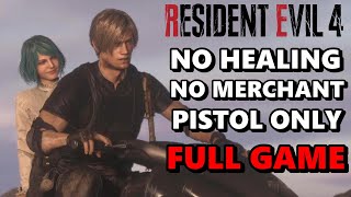 Minimalist Silent Stranger  Frugalist Achievements FULL GAME Walkthrough  Resident Evil 4 2023 [upl. by Fihsak]