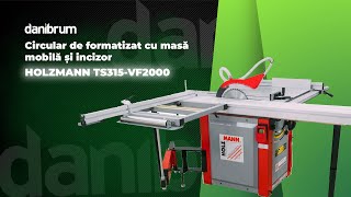 Montaj circular cu masă mobilă Holzmann TS315VF2000  Table saw TS315VF2000 [upl. by Pattani]