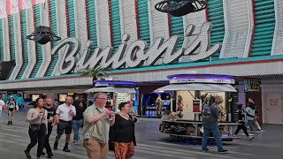 BINIONS CASINO TOUR ON FREMONT [upl. by Thornton]