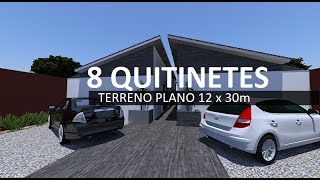 CONJUNTO DE 8 QUITINETES TÉRREAS [upl. by Attesoj]