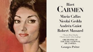 Bizet Carmen  Callas Gedda Salle Wagram Paris 1964 Subtitles [upl. by Marlyn]