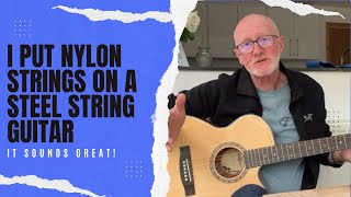 D’Addario Folk Nylon Strings on a Steel Strung Guitar [upl. by Tally]