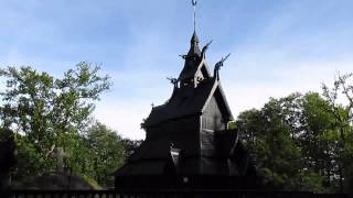 Fantoft stavkirke Bergen Norway [upl. by Threlkeld355]