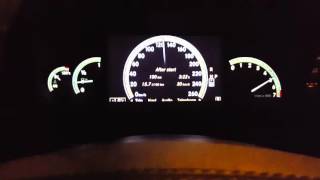 W221 S500 AMG 0  200kmh Acceleration [upl. by Narrad]