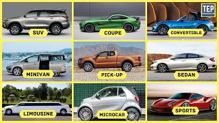 Different Types of Car Body Style  Every Car Shape Explained [upl. by Aneg]