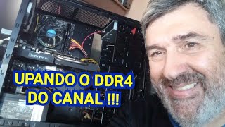 UPANDO O DDR4 DO CANAL  FICOU SHOW R9 380 ASUS STRIX [upl. by Kcirtapnhoj]