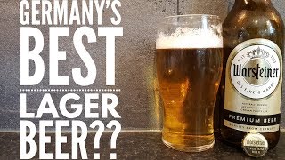 Warsteiner Premium Lager Beer Review  Brauerei Warsteiner [upl. by Beaudoin68]