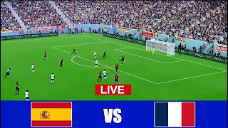 Spain vs France LIVE STERAMING  video game simulation [upl. by Troxell]