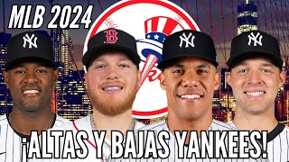 YANKEES y sus ALTAS y BAJAS temporada MLB 2024 [upl. by Zabrina98]