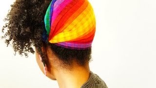 Tip and Tricks Natural Hair Fun ways to Rock a Multicolored Headband [upl. by Ardnuasac713]