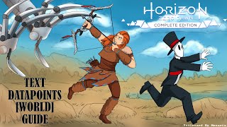 Horizon Zero Dawn Complete Edition Text Datapoints World Guide [upl. by Faith302]