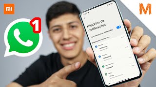 ATIVA AGORA mensagens apagadas HISTÓRICO DE NOTIFICAÇÕES NO SEU XIAOMI [upl. by Ayoral]