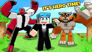 I Used The New Omnitrix to Save Ben 10 In Minecraft [upl. by Peednama549]