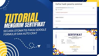 Rizky Aditya210102110010Tutorial Mengirim Sertifikat Otomatis Menggunakan Google Formulir [upl. by Ennyl]