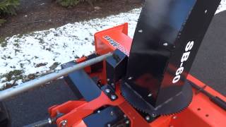 WoodMaxx SB60 PTO snow blower walk around videoSummer 2014 [upl. by Lew]