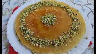 Arabian Dessert Knafeh  Turkish Sweet Dish [upl. by Cousins]