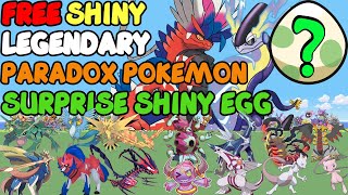 ✨FREE GIVEAWAY ALL SHINY LEGENDARY ✨ Pokemon Scarlet amp Violet  Sword amp Shield [upl. by Abbottson131]