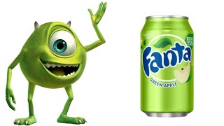 MONSTERS INC Characters And Their Favorite DRINKS and Other Favorites Mike WazowskiJames [upl. by Nednal]