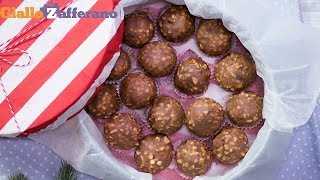 Praline di cioccolato e nocciole  Ricetta in 1 minuto [upl. by Tish]