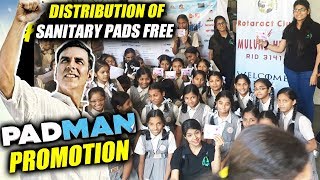 Padman Promotion Rotaract Club Of Mulund Hill Distributes SANITARY PADS In Municipality School [upl. by Assirec787]