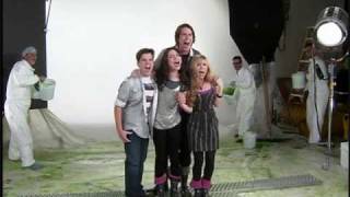 iCarly Behind the Scenes Getting Slimed [upl. by Wenona]