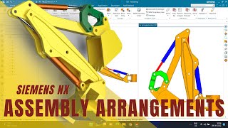 ASSEMBLY ARRANGEMENT  SIEMENS NX [upl. by Northway]