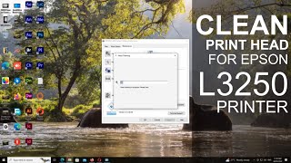 EPSON L3250 Printer Fix How to Clean the Print Head like a PRO [upl. by Enirehtakyram]