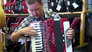 Mark plays a 72 Delicia Piano Accordion  Hobgoblin Music Birmingham [upl. by Sage]