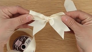 How to Tie A Ribbon Bow  Craft Techniques [upl. by Pattie]