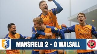 Mansfield Town v Walsall highlights [upl. by Teodoor]