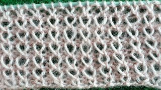 Zırh örgüsü nasıl örülür  knitting easy  вязание легко [upl. by Ellerol]