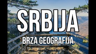 SRBIJA  Brza Geografija  SVE O SRBIJI [upl. by Ribaudo]