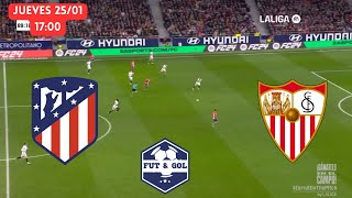 🔴ATLETICO MADRID  SEVILLA EN VIVO  COPA DEL REY FUT AND GOL [upl. by Assiralk715]