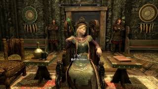 Return to Helgen Bonus Footage Jarl Mjoll the Lioness Protector of Riften [upl. by Malia]