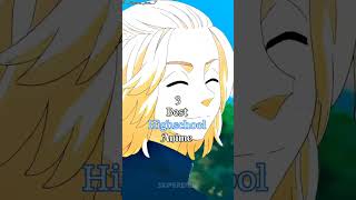 3 best highschool Anime in hindi dubbed popular viralvideo shorts [upl. by Resa]