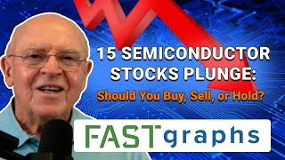 15 Semiconductor Stocks Plunge Should You Buy Sell or Hold  FAST Graphs [upl. by Athallia]