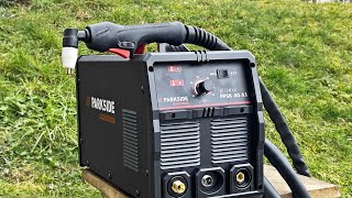 2 in 1  Plasma Cutter with Integrated Compressor  PARKSIDE PPSK 40 A1 [upl. by Atsyrk53]