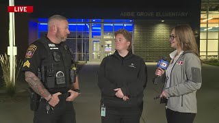 Ankeny Schools and Police Department participate in National Walk or Bike to School Day [upl. by Fineberg370]