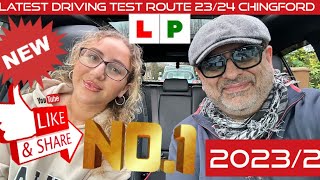 Latest Test Route For Chingford with Maria [upl. by Lledualc]