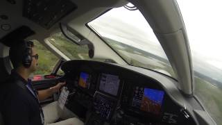 Pilatus PC12 balked landing [upl. by Edlun]