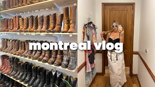 Where to thrift amp shop vintage in Montreal MTL VLOG 2022 [upl. by Hoagland]