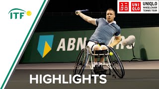 ABN AMRO Wheelchair Tennis Day 1 highlights Scheffers NED v Vandorpe BEL [upl. by Tarrah527]