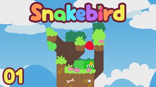 Snakebird 01 Puzzles Are Fun Levels 16 [upl. by Aurie]