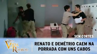 O Que a Vida Me Roubou  Renato e Demétrio saem na porrada com uns cabos na Marinha SEM CORTES [upl. by Kauslick583]