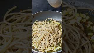 Spaghetti with Garlic amp Olive cooking food recipe foodvideos asmr pasta trendingshorts [upl. by Anwahsad5]