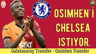 Galatasaray Transfer⚽️ Osimhen Chelsea iddiası galatasaray osimhen [upl. by Ayit]