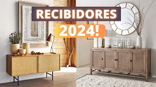 RECIBIDORES 2024 TENDENCIAS RECOMENDACIONES DE DECORACIÓN [upl. by Kolk872]