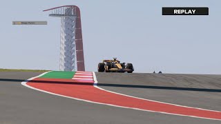 Beating Charles Leclercs Pole Lap In A Realistic McLaren  2023 United States Grand Prix  F1 24 [upl. by Katharyn]