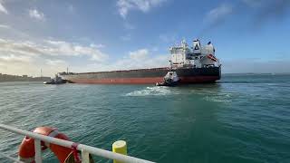 Ship berthing at Portland Port [upl. by Sheena515]