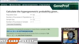 Hypergeometric Distribution and TCG Deckbuilding [upl. by Lanie]